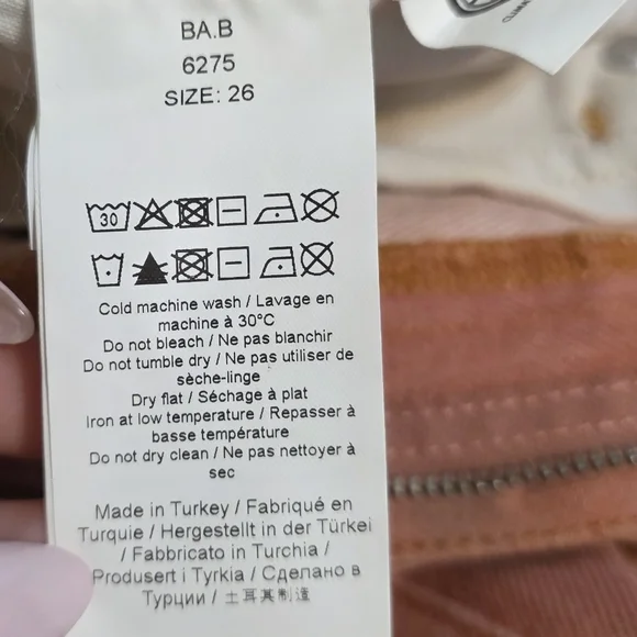 🆕️ GANNI Pink Yarn-Dyed Straight Jeans - Picture 11 of 14